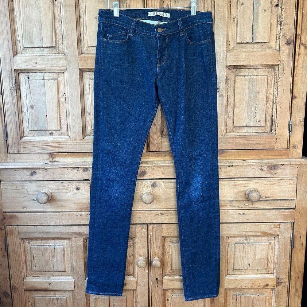 J.‎ Brand Womens Size 28 Stin Stockholm Skinny Leg Jeans Denim Dark Wash Blue